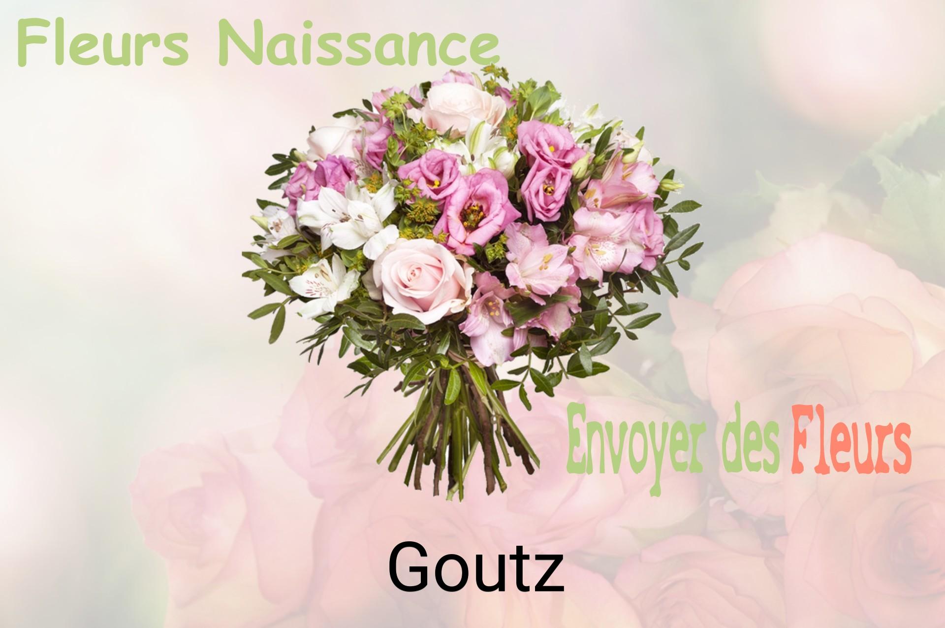 Bouquet de fleurs de naissance livré à Goutz